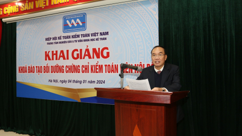 Khai giảng Khóa đào tạo bồi dưỡng chứng chỉ kiểm toán viên nội bộ cấp độ chuyên sâu