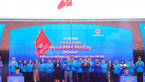 Thanh niên Hải Dương xung kích truyền lửa tình nguyện