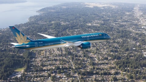 Vietnam Airlines khai thác 'siêu máy bay thân rộng' Boeing 787 chặng Hà Nội - Singapore