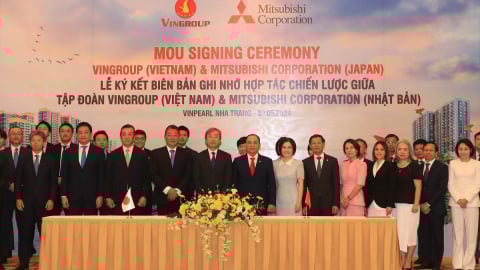 Vingroup và Mitsubishi Corporation hợp tác chiến lược toàn diện