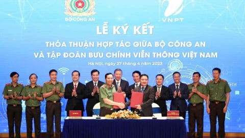 Bộ Công an và Tập đoàn VNPT ký kết thỏa thuận hợp tác chuyển đổi số
