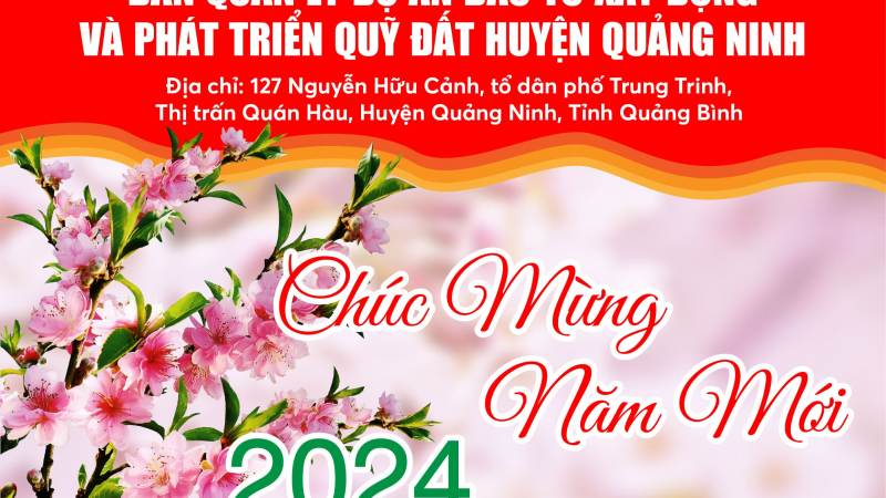 Ban QLDA đầu tư xây dựng và phát triển quỹ đất huyện Quảng Ninh
