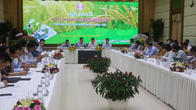 Tỉnh Đồng Tháp đẩy mạnh chuyển đổi số trong xây dựng nông thôn mới
