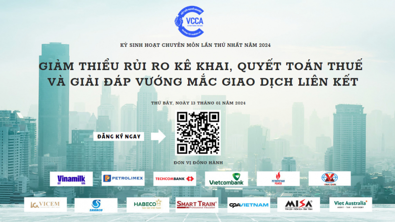 Thư mời Tham dự kỳ sinh hoạt lần thứ nhất năm 2024 của Câu lạc bộ Kế toán trưởng