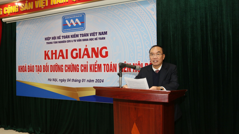 Khai giảng Khóa đào tạo bồi dưỡng chứng chỉ kiểm toán viên nội bộ cấp độ chuyên sâu