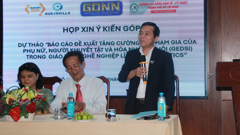 Tăng cường sự tham gia của phụ nữ, người khuyết tật và hòa nhập xã hội trong giáo dục nghề nghiệp lĩnh vực Logistics