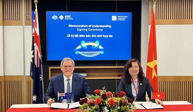 Việt Nam và Australia: Ký ghi nhớ hợp tác ngành chứng khoán
