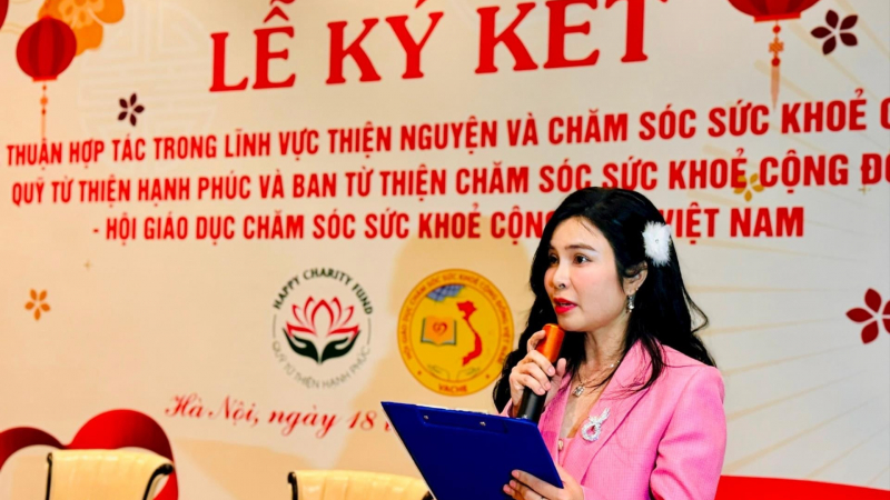 Ký kết thỏa thuận hợp tác làm công tác thiện nguyện và chăm sóc sức khỏe cộng đồng