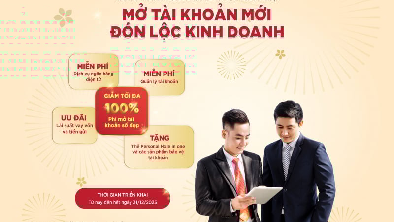 Doanh nghiệp “Mở tài khoản mới – Đón lộc kinh doanh” cùng Agribank