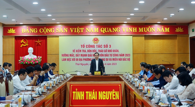 Đôn đốc giải ngân vốn đầu tư công tại 9 tỉnh trung du, miền núi phía bắc